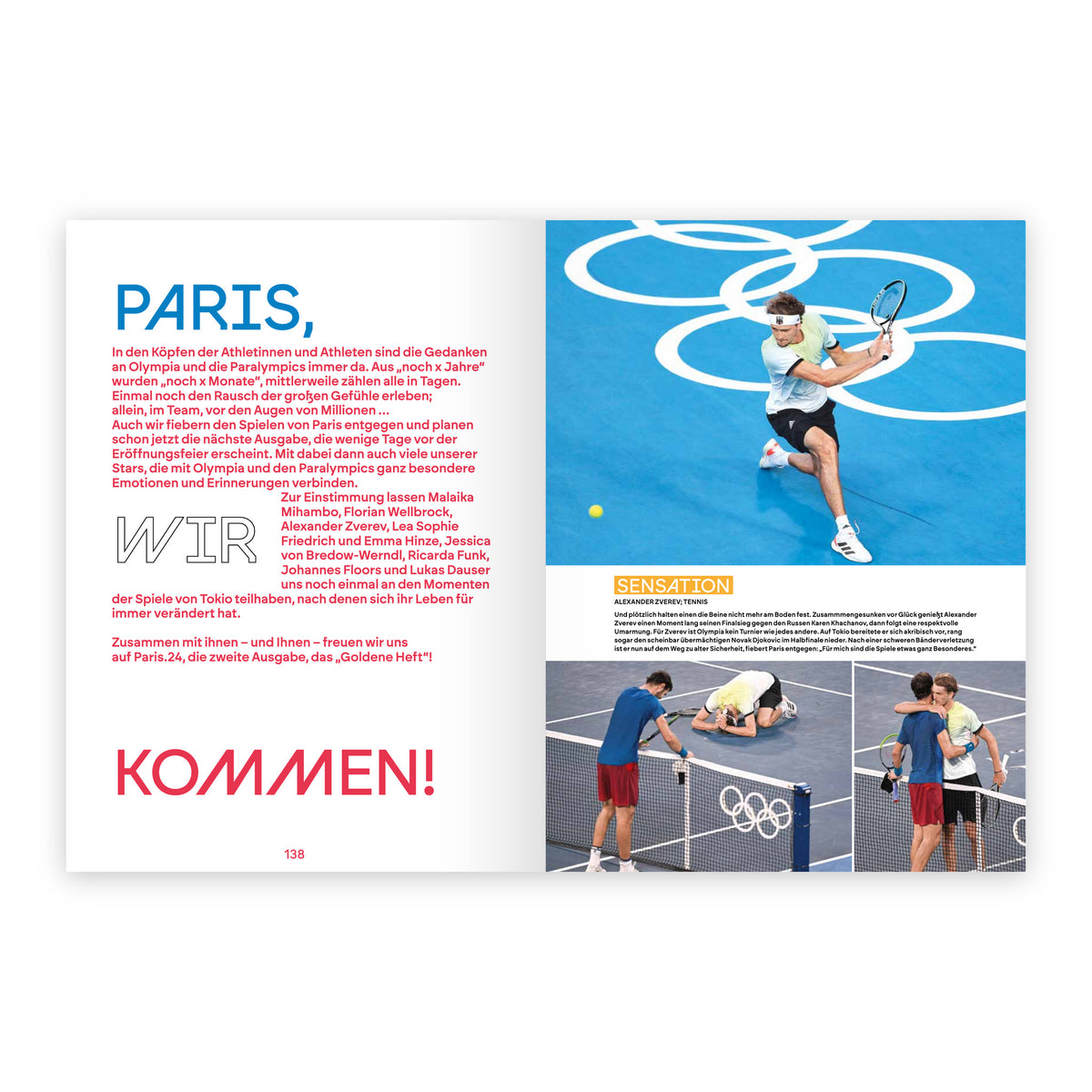 PARIS.24 – Aus Liebe zum Sport, Seite 138/139: Paris wir kommen