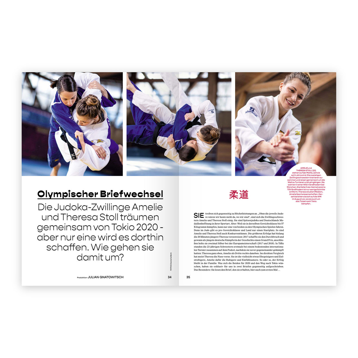 20.20 – Auf dem Weg nach Tokio, Seite 34/35: Judo