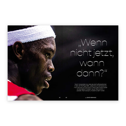 20.20 – Auf dem Weg nach Tokio, Seite 42/43: Dennis Schröder