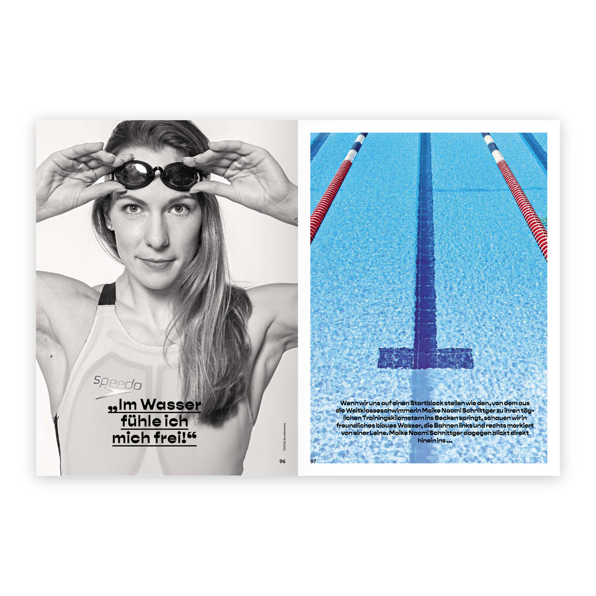 20.20 – Auf dem Weg nach Tokio, Seite 96/97: Para-Schwimmen