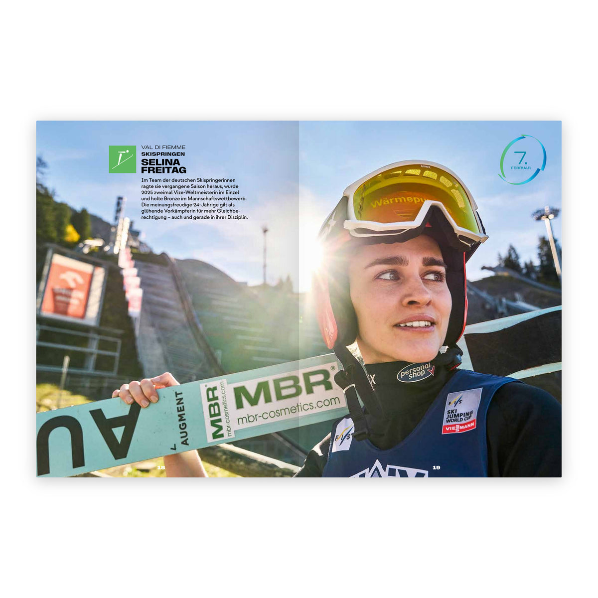 MILANO CORTINA.26 – Deutschlands Winterstars: Mission Gold, Seite 18/19: Selina Freitag