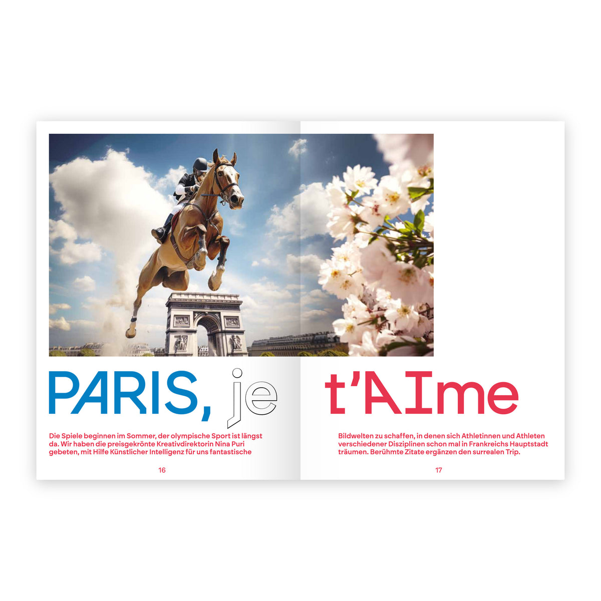 PARIS.24 – Aus Liebe zum Sport, Seite 16/17: Paris je t'aime