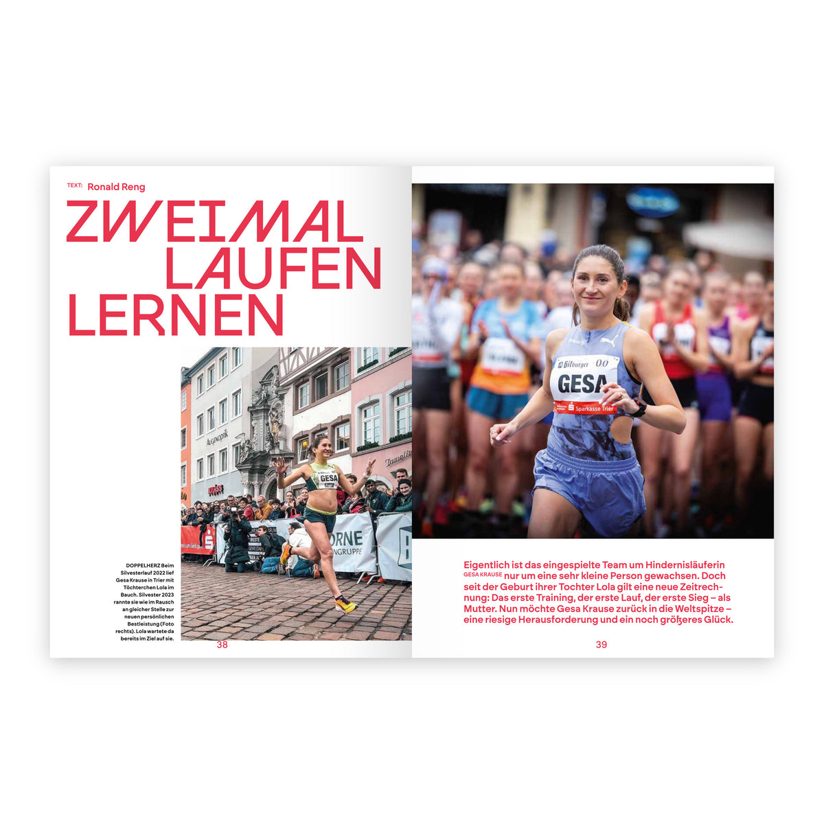 PARIS.24 – Aus Liebe zum Sport, Seite 38/39: Gesa Krause