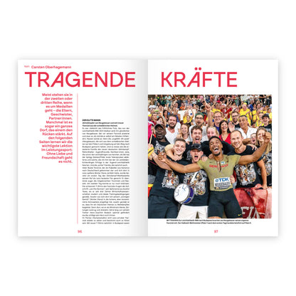 PARIS.24 – Aus Liebe zum Sport, Seite 96/97: Tragende Kräfte