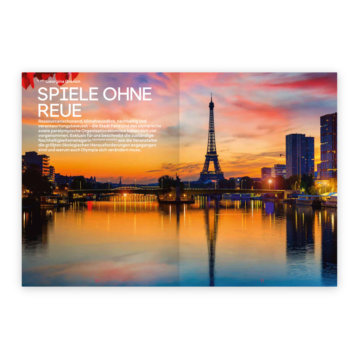 PARIS.24 – Sport ganz nah, Seite 10/11: Spiele ohne Reue