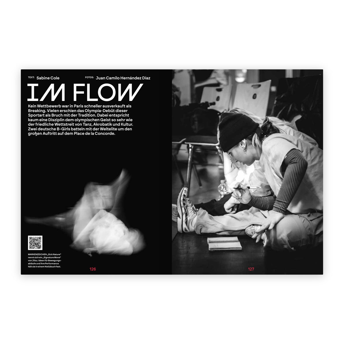 PARIS.24 – Sport ganz nah, Seite 126/127: Im Flow