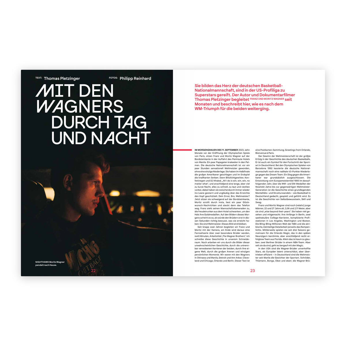 PARIS.24 – Sport ganz nah, Seite 22/23: Wagner