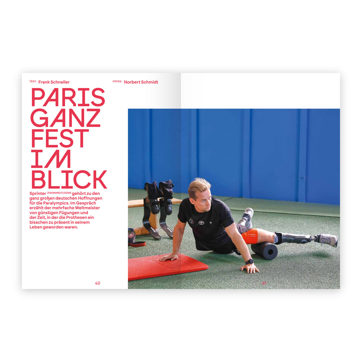 PARIS.24 – Sport ganz nah, Seite 40/41: Floors
