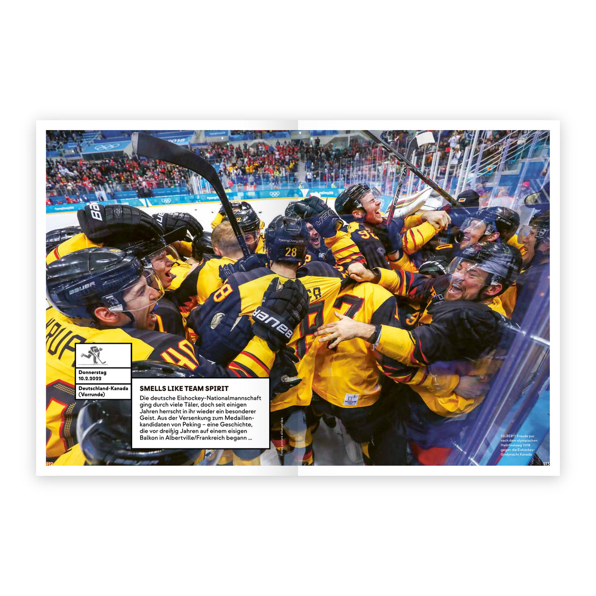 PEKING.22 – Das Magazin der Winterstars, Seite 112/113: Eishockey