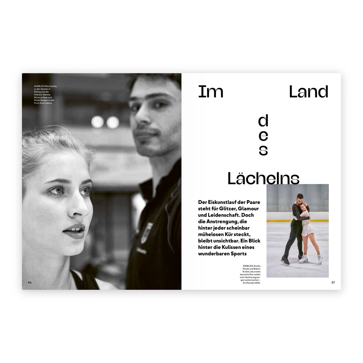 PEKING.22 – Das Magazin der Winterstars, Seite 56/57: Im Land des Lächelns