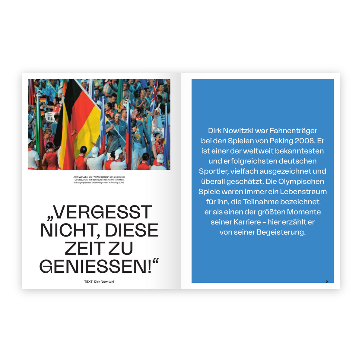 TOKIO.21 – Der lange Weg zu den Spielen, Seite 8/9: Nowitzki